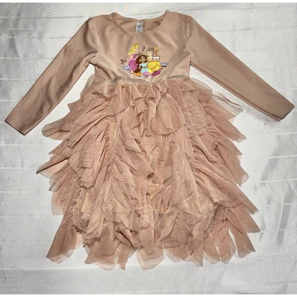 Joe Fresh Disney Princess Dress Size 5T Dress Up Play Peach Belle Jazmine - Picture 1 of 10